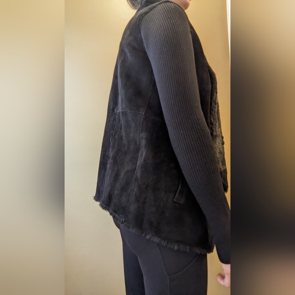 Danier faux leather warm winter cartigan - Picture 7 of 8